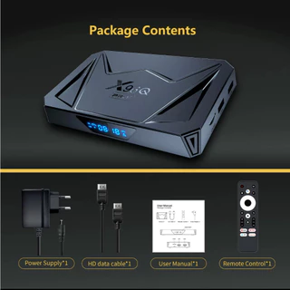 X96Q Pro PLUS Android 14 Smart TV box ALLWINNER H728 BT5.X Wifi6 LAN1000M