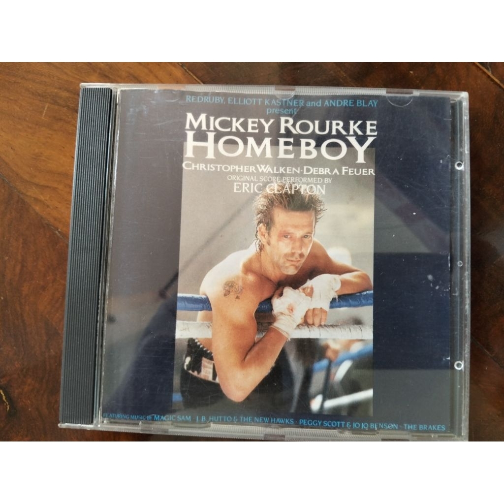 ซีดีเพลง cd music ►MICKEY ROURKE HOMEBOY ►ERIC CLAPTON ►CD SOUNDTRACK FILM SCORE ►BLUES ROCK  มือสอง