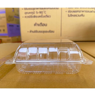 BL19A bl19a 100 ชิ้น กล่องพลาสติกใส ฝาล็อคได้ ใสอาหาร หลากหลายขนาด