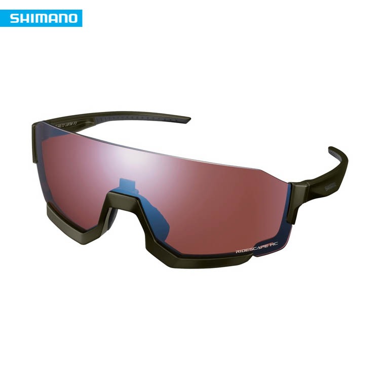 แว่น SHIMANO รุ่น AEROLITE, สีดำ, เลนส์ RIDESCAPE HIGH CONTRAST (2023)