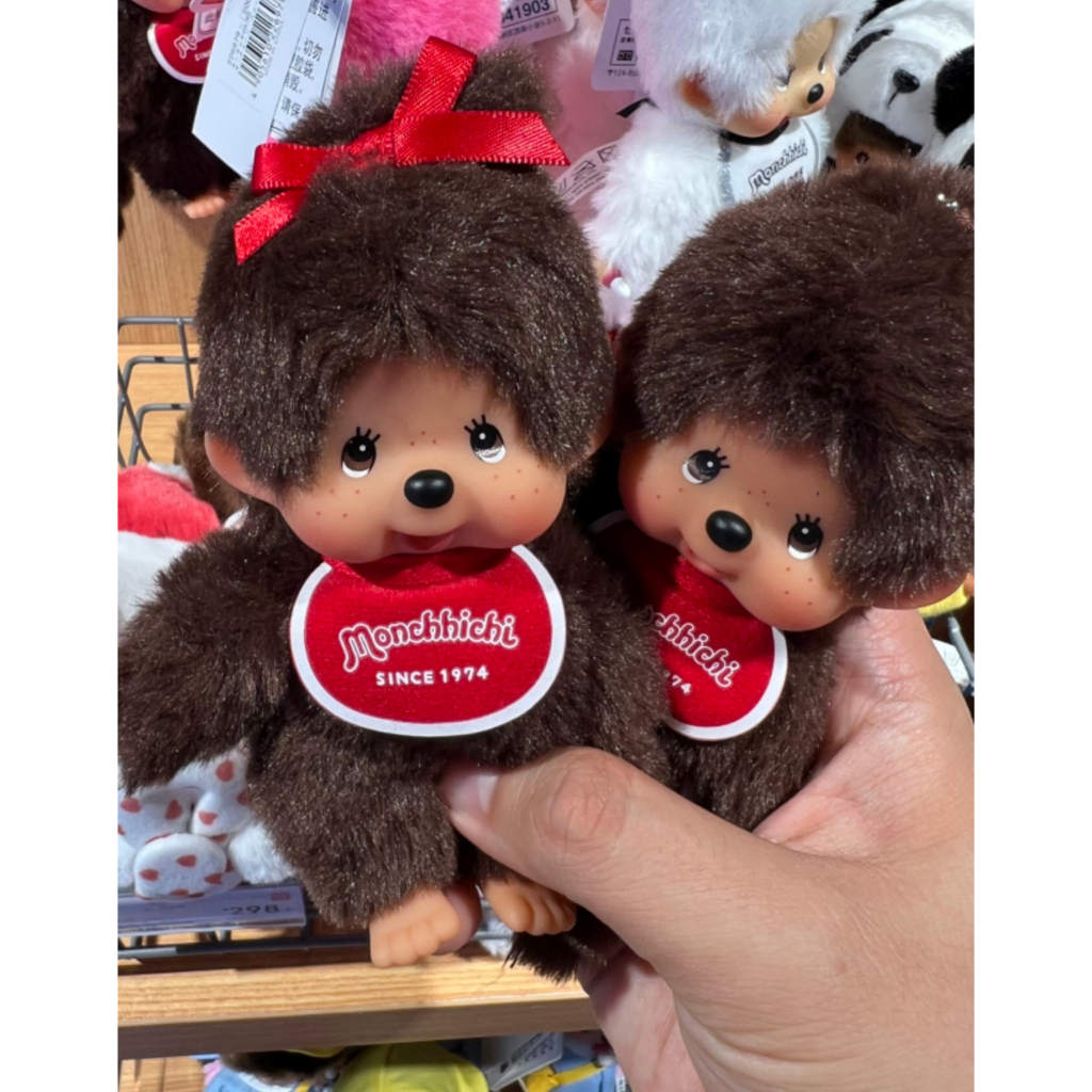 🇯🇵จากญี่ปุ่น ของแท้ 100% Monchhichi Plush Premium Standard Original - มอนชิชิรุ่นเบสิค พวงกุญแจ - รูปที่ 4