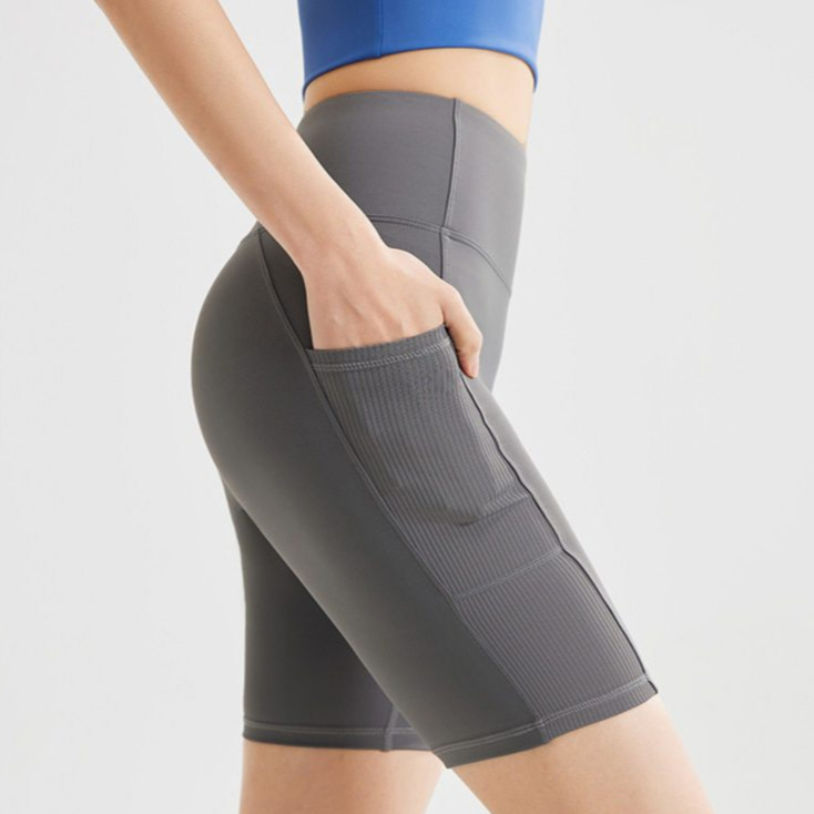 Crassula แท้ กางเกงกีฬา Sport shorts กางเกงกีฬา กางเกงโยคะ เอวสูง มีกระเป๋า ราคา ถูกที่สุด ดีลบีเคเค แกลเลอรีภาพที่ 7