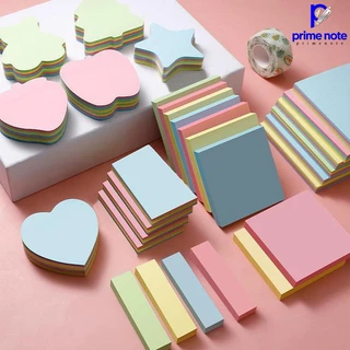 กระดาษโน๊ตกาวในตัว 76*76mm กระดาษโน้ต หนา เรียบลื่น สีสดชัด (100แผ่น) Sticky Note พร้อมส่งจากไทย