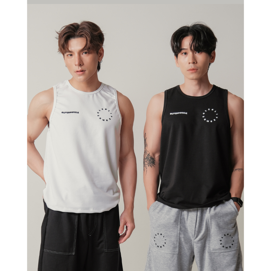 OLIVER MUSCLE - BASE TANK TOP เสื้อกล้ามออกกำลังกาย Drytech Air ใส่วิ่ง ใส่เข้ายิม