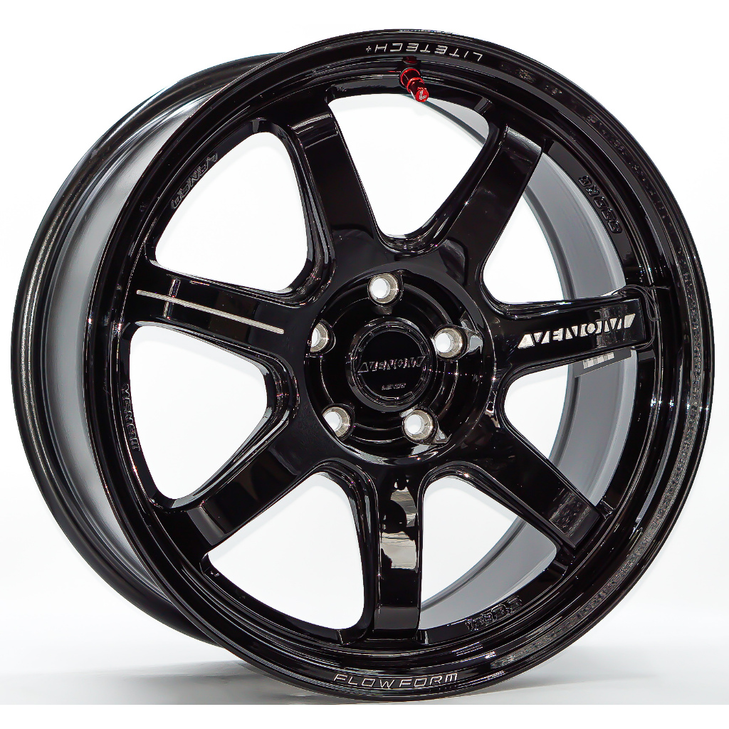 ล้อแม็กใหม่ FlowForming Lenso VT7 LITETECH+ 5รู114  ET35 8.5-18นิ้ว ดำด้าน ดำแวว(ราคา4วง)