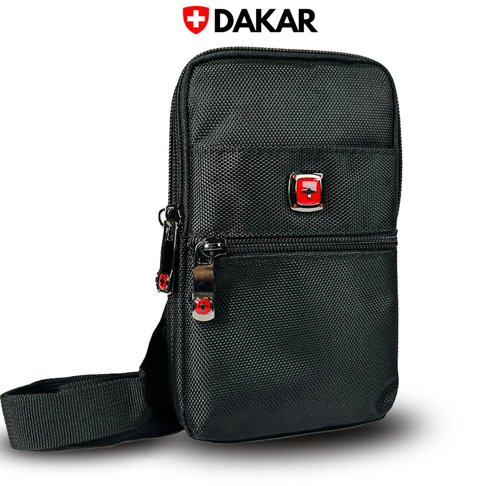 DAKAR ( มีสายสะพาย ) ซอง กระเป๋า คาดเอว ใส่มือถือ ใส่โทรศัพท์ สำหรับ ไอโฟน ซัมซุง (0618)