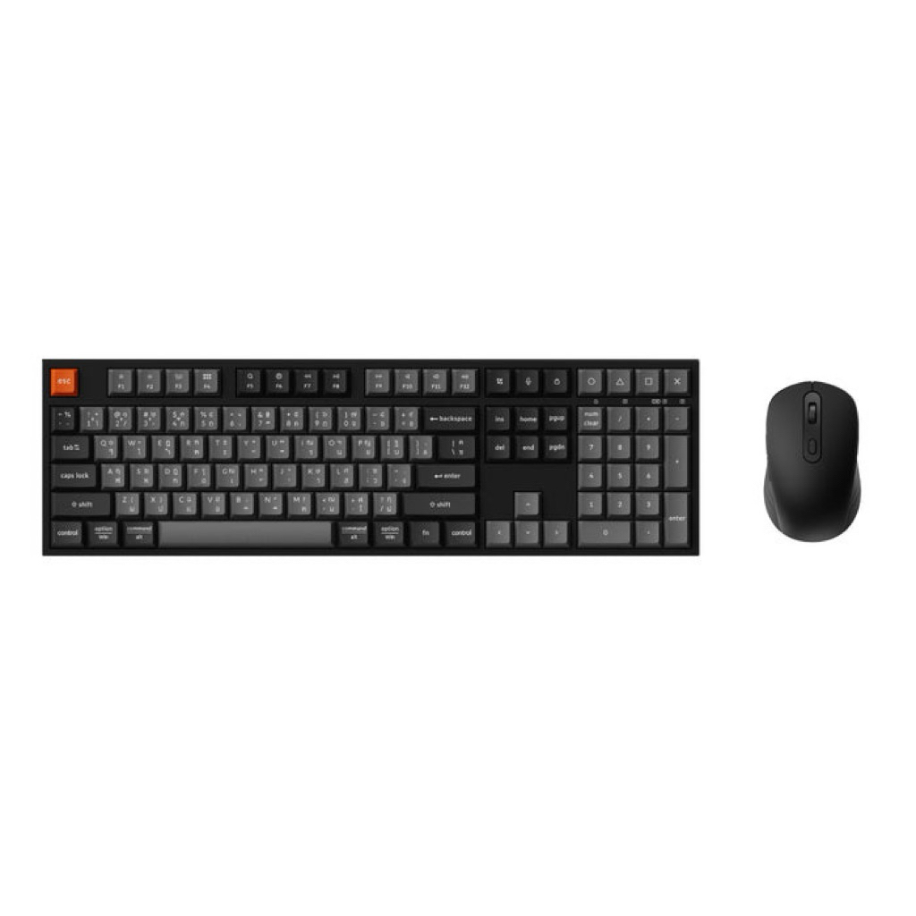 (ส่งต่อ) Keychron B36 Combo Set Wireless keyboard & Mouse ชุดคีย์บอร์ดและเมาส์ไร้สาย ขนาด 100% ภาษาไ
