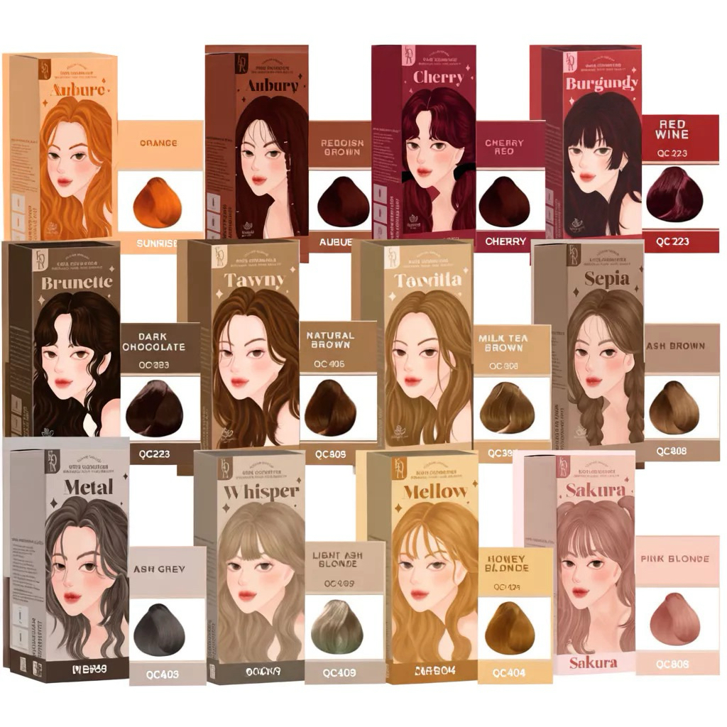 KOTA Color Cream โคตะ คัลเลอร์ ครีมสีย้อมผม ไม่มีกลิ่นฉุน โสมเกาหลี ยาย้อมผม แฟชั่น ติดทน 100ml ใหม่ออร์แกนิก