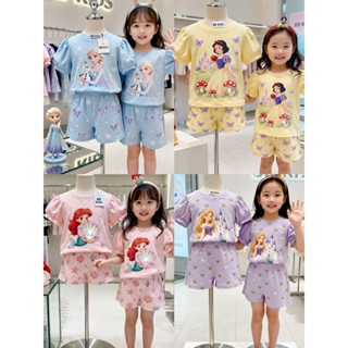 ชุดเซ็ทเด็กผู้หญิงแขนสั้นขาสั้นน่ารักมาก