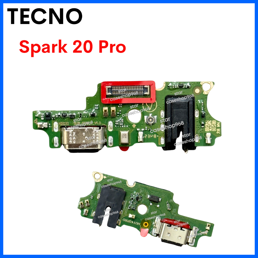 ตูดชาร์จ Tecno Spark 20 Pro ก้นชาร์จ ชุดบอร์ดชาร์จ อะไหล่มือถือ เทคโน พร้อมส่ง Spark20Pro