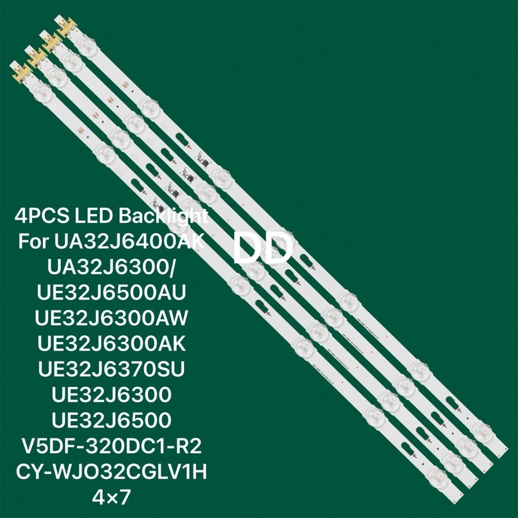 4PCS LED Backlight For UA32J6400AK UA32J6300/UE32J6500AU UE32J6300AW UE32J6300AK UE32J6370SU UE32J63