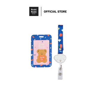 Moshi Moshi สายคล้องบัตร ป้ายใส่การ์ด ลาย Stickwithme4ev รุ่น 8100041860-41861
