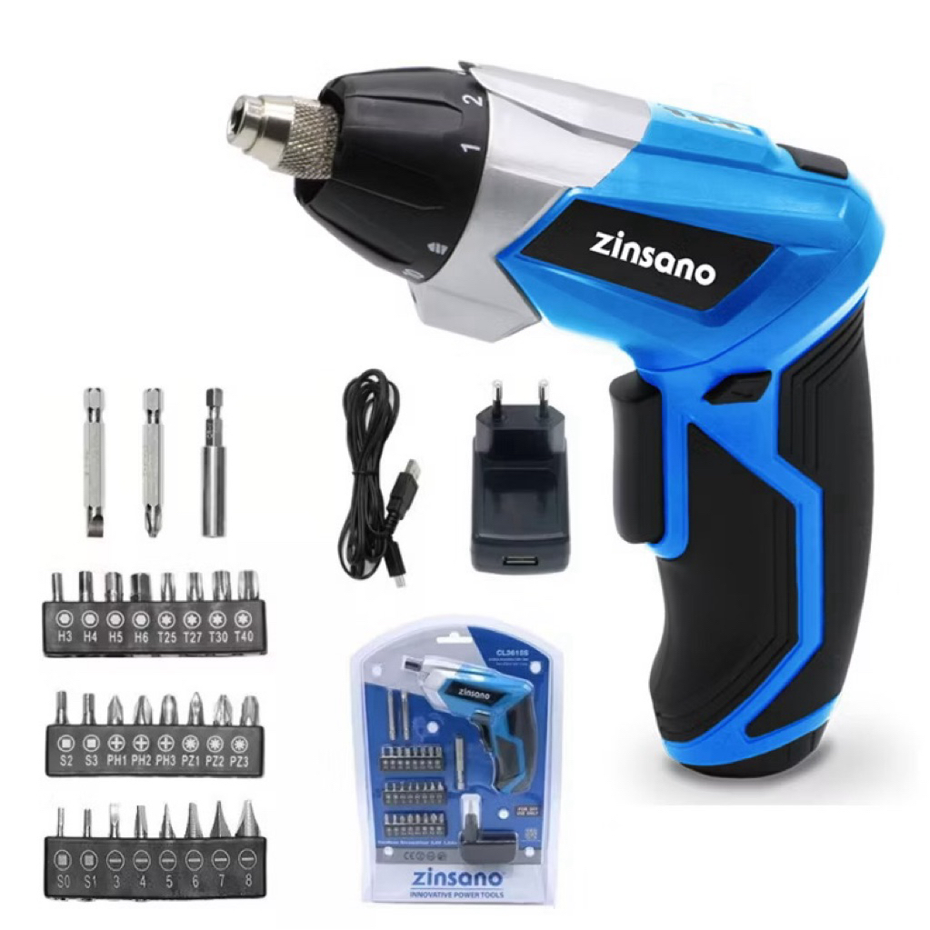 สว่านไขควงไร้สาย Zinsano CL4015S1 ไขควงไร้สาย มี ไฟฉาย LED