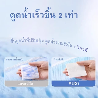 [ซื้อ 1 แถม 1] YUXi 50ชิ้นx2 แพมเพิสเด็ก Size NB-3XL นุ่ม บางเบา ใส่สบาย ผ้าอ้อม มีโลเทปม้วนทิ้ง
