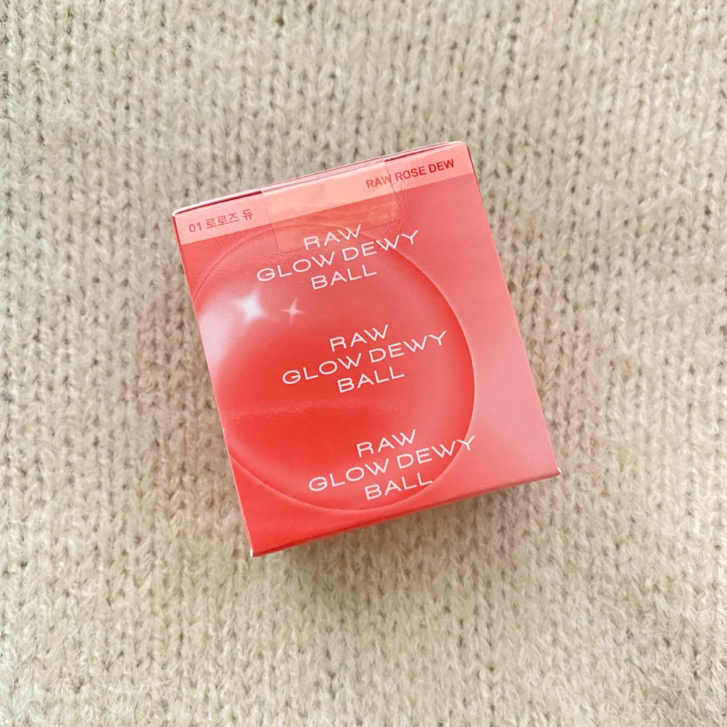 [ส่งฟรี/ของใหม่] Hince raw glow dewy ball #01