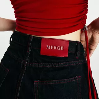 Merge Official - Asher Jorts Jeans (พร้อมส่ง)