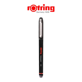 rOtring Rollerpoint Pen 0.5 mm. Black & Blue รอตริง ปากกาโรลเลอร์ หัวขนาด 0.5 มม. 2 สี ดำและน้ำเงิน