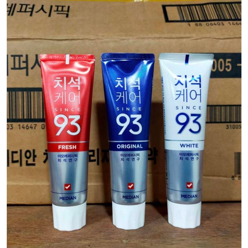 Median Dental แปรงสีฟันเกาหลี แท้ 100% ฟันขาว ลดกลิ่นปาก ดีเยี่ยม 120g