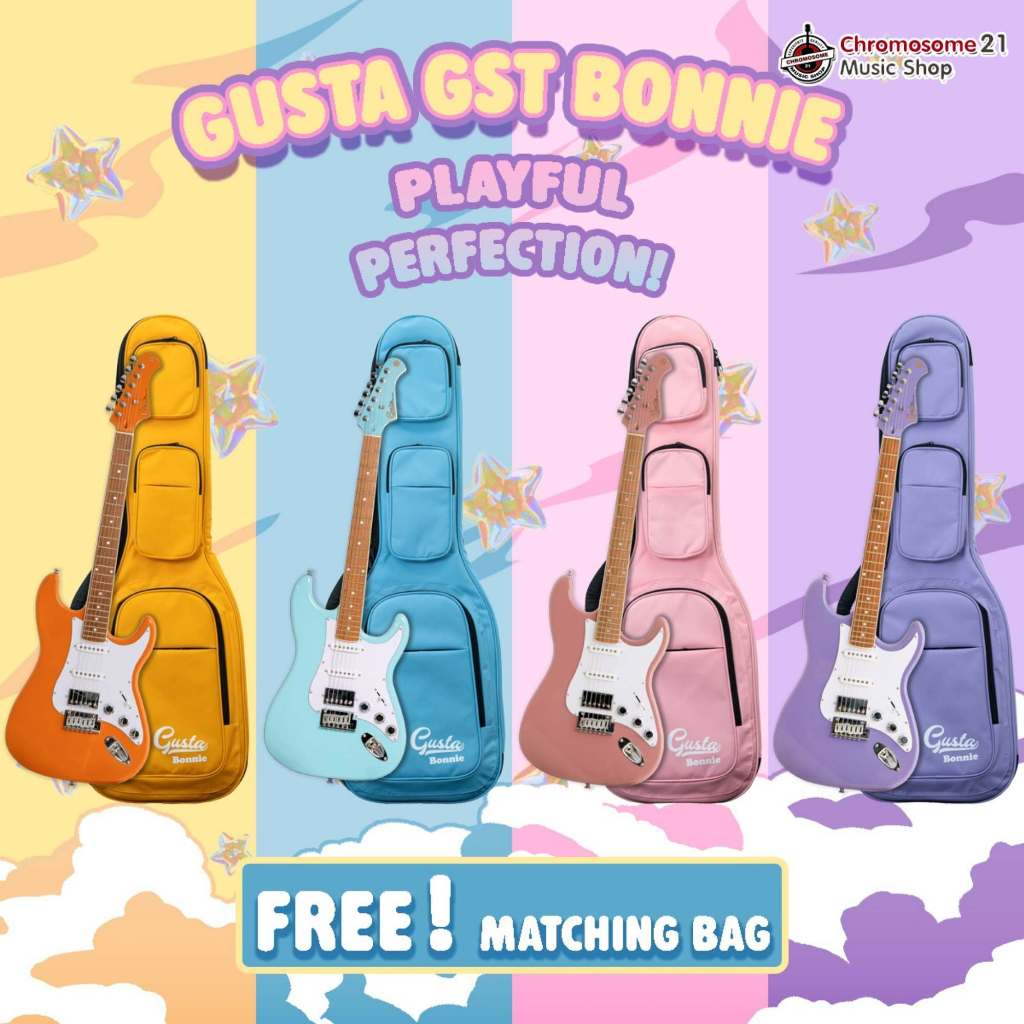 กีตาร์ไฟฟ้า Gusta GST Bonnie