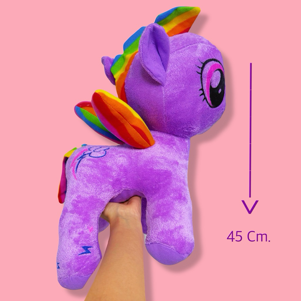 พร้อมส่ง ตุ๊กตาม้าโพนี่ Pony ตุ๊กตาโพนี่ my little pony ของขวัญน่ารัก โพนี่ ของแต่งห้อง ราคา ถูกที่สุด ดีลบีเคเค แกลเลอรีภาพที่ 5