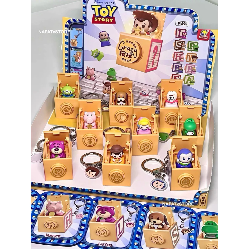 🚀พร้อมส่ง(สุ่ม/เช็คการ์ด)🦖 กล่องสุ่มคีย์แคป Toy Story | คีย์แคปทอยสตอรี่ Toy Story Crazy Keycap ลิขสิทธิ์แท้💗 thumbnail 5