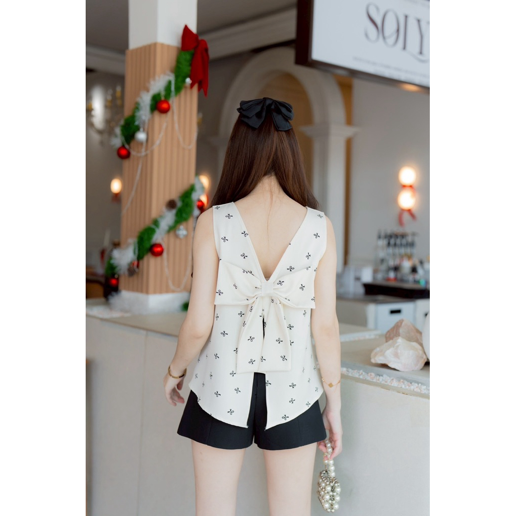 น้องแขนกุด โบว์หลังลายใหม่มาแล้วค่าา👏🏻👏🏻 ดีเทลผ่าหลัง เซ็กซี่เบาๆ - รูปที่ 2