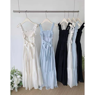 conycolours | Lilly Backless Dress ชุดเดรสยาวสมอค เปิดหลัง