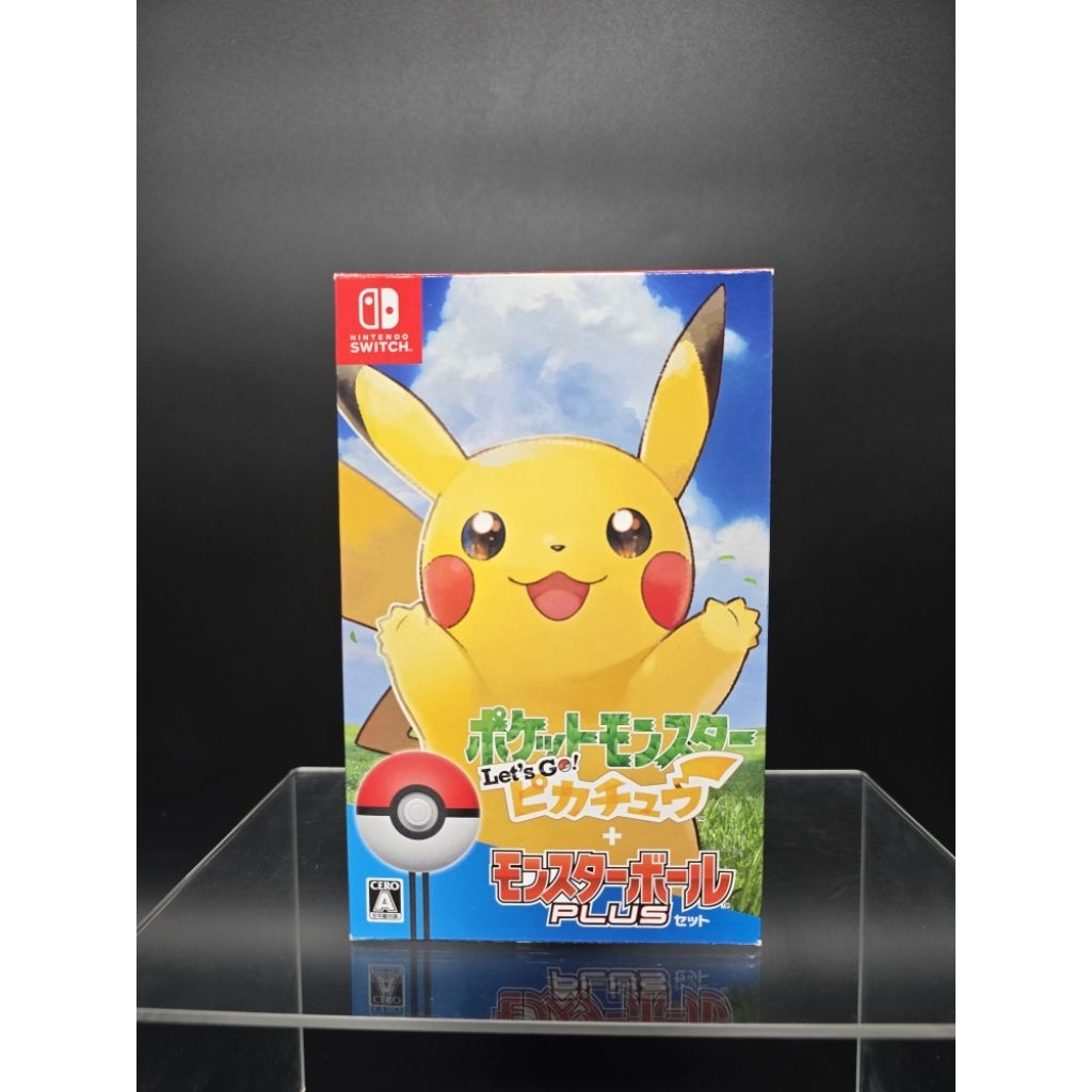 pokemon let's go pikachu + pokeball plus