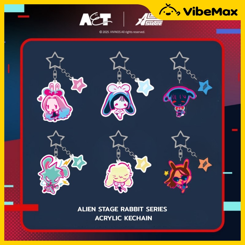 [✨NEW⚡พร้อมส่ง] Alien Stageพวงกุญแจ Rabbit SeriesTILL,LUKA,MIZI,HYUNA,SUA