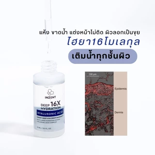 [1 ขวด] เซรั่ม DEEP HYALURONIC ACID DROP DAY&NIGHT ตรา INZENT