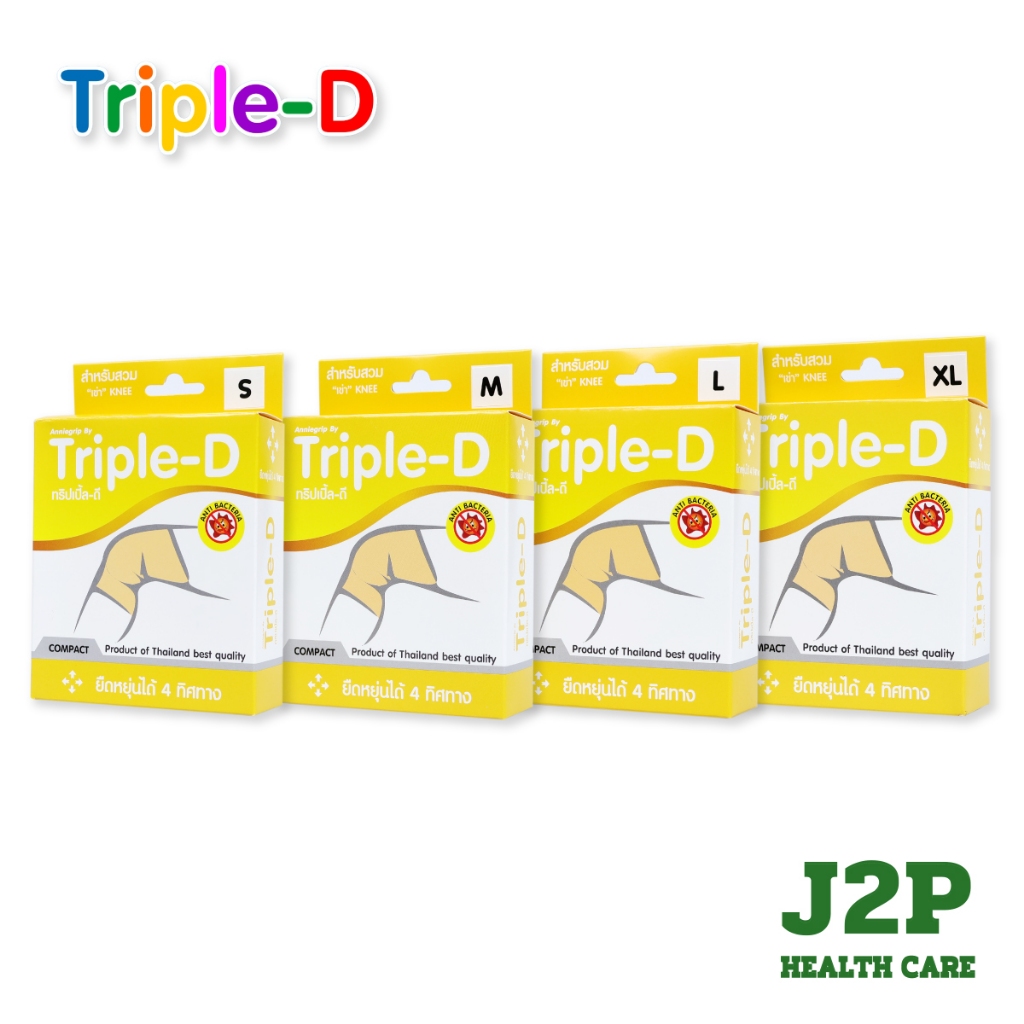 Anniegrip (Triple-D) compact Support knee แอนนี่กริบ อุปกรณ์พยุงเข่า size S,M,L,XL