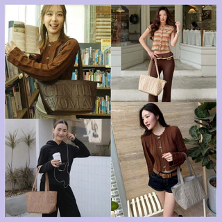 [NEW DROP]Gentlewoman กระเป๋า Daily Shoulder Bag กระเป๋าสะพายหนังใหม่ ปิดด้วยซิป