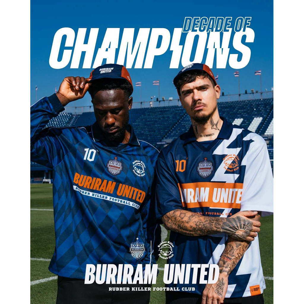 พร้อมส่งวันนี้ กทม.มีส่งด่วน‼️เสื้อบอลบุรีรัมย์ Jersey Buriram United x Rubber Killer 2025 มือ 1 ของ