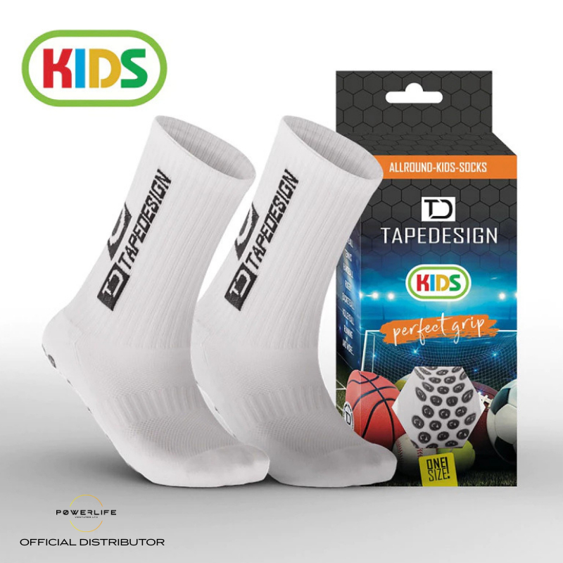 ของแท้ 100% ถุงเท้ากันลื่นฟุตบอล ถุงเท้าเล่นกีฬา สำหรับเด็ก TAPEDESIGN Classic Grip Socks KIDS