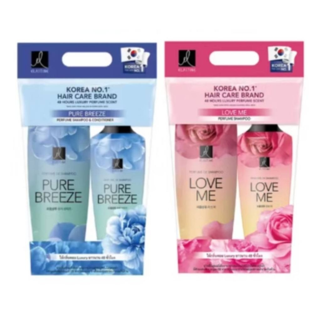 พร้อมส่ง!!ถูกสุด*Elastine Perfume Shampoo&Conditioner 600ML.แชมพูเกาหลี คอนดิชั่นเนอร์