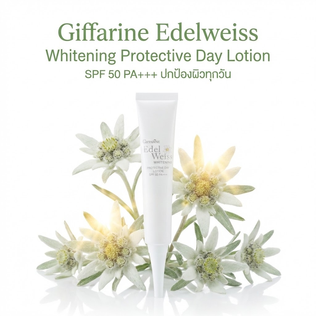 กันแดด​ Edelweiss Whitening Protective Day​Lotion SPF50​PA​+++