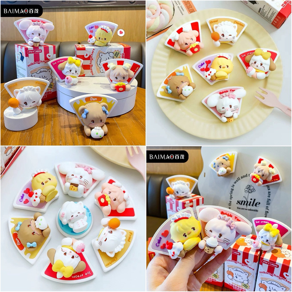 ลุ้น1ตัว🍟 แม่เหล็กติดตู้เย็น Mikko Illustrations Afternoon Murder 3D Refrigerator Fridge Magnet Seri
