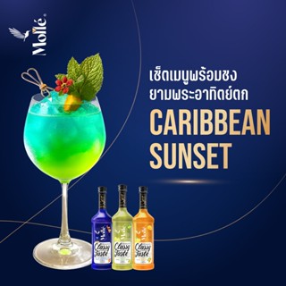 [แพ็ค 3 ขวด] โมลเล่ เซ็ตเมนู Caribbean Sunset 3 รสชาติ //แถม…
