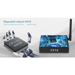 TX68 CPU H618 Android 14 Allwinner H618 Wifi6 5G Wifi Bluetooth5.0 AV1 4K TV Box