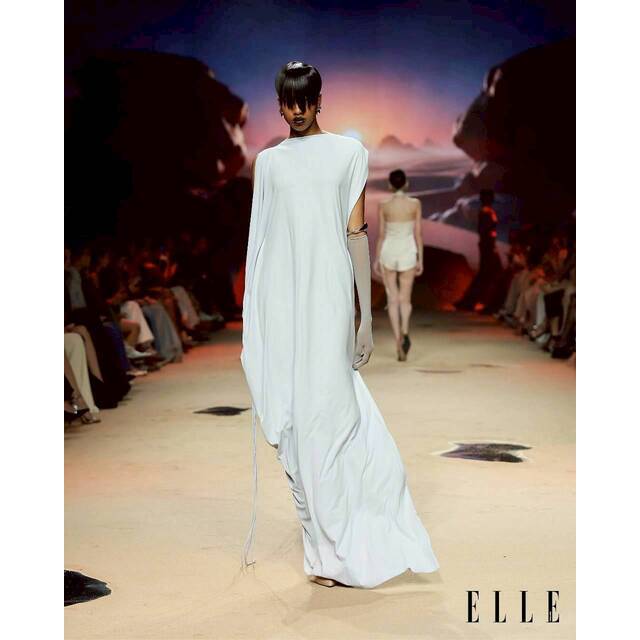 ์NICHP : Silent Flow : Elise Dress เดรส ฟรีไซส์ ผ้ายืดใส่สบาย
