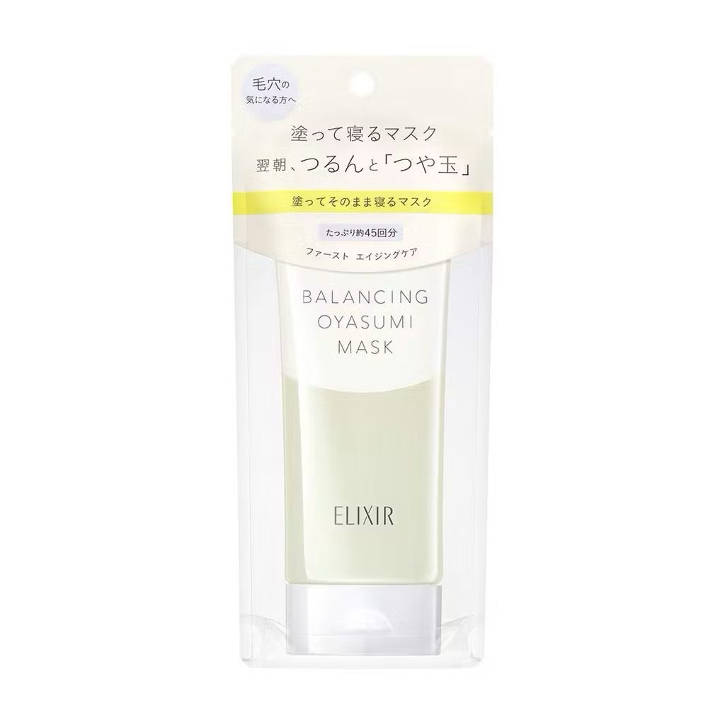 ELIXIR Balancing Oyasumi Mask 90g Sleeping Gel Japan สลีปปิ้งมาส์ก