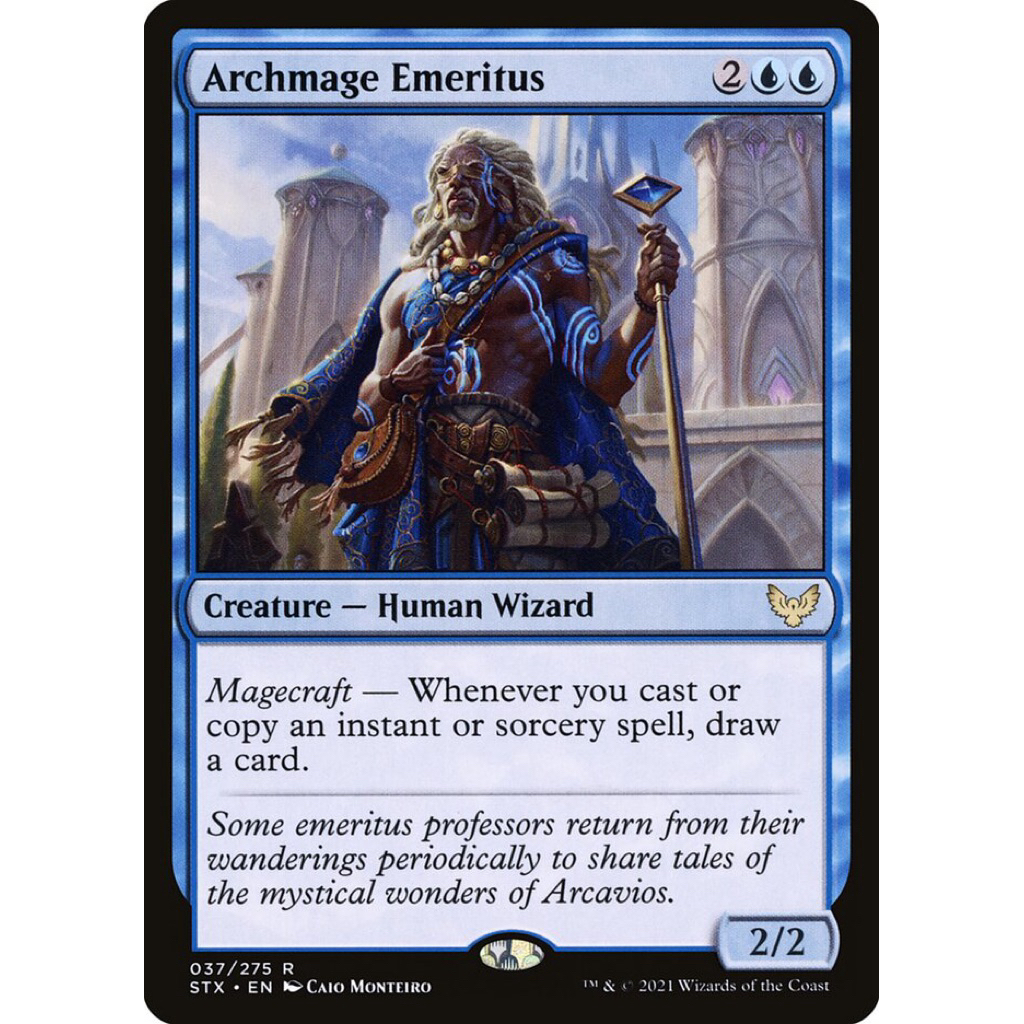 [Strixhaven: School of Mages] - [STX] - [Archmage Emeritus] - (R) - [2021]