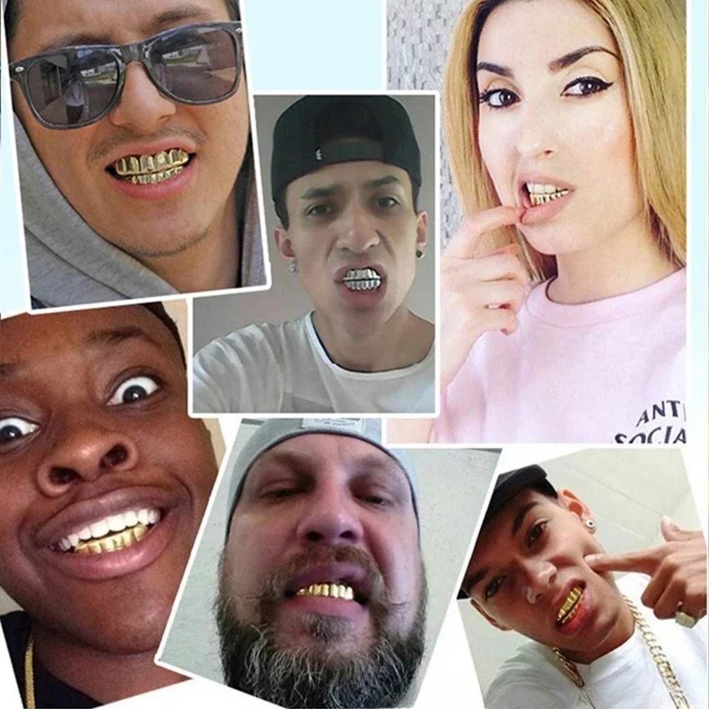 ฟันฮิปฮอป เครื่องประดับทันตกรรมที่ถอดออกได้ hip hop teeth รูปที่ 6