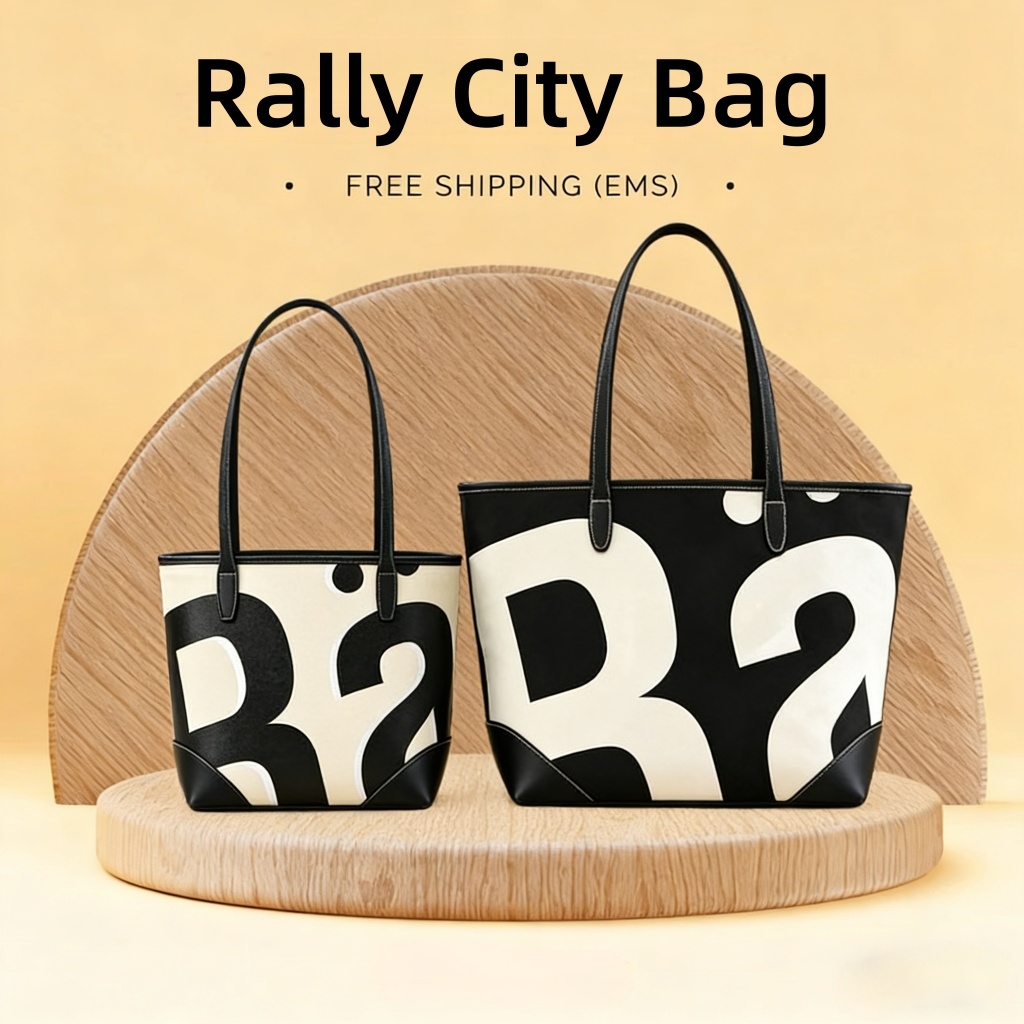 Rally City Tote Bag กระเป๋าถือ กระเป๋าสะพายข้าง ไซส์ใหญ่ ของแท้ 100% พร้อมส่ง