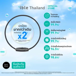 ible Airvida M2 - Black 50cm เครื่องฟอกอากาศแบบพกพา รับประกัน 1 ปีเต็ม