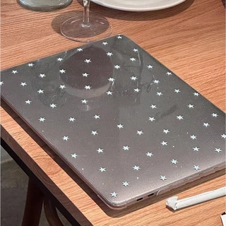 Shesell พร้อมส่ง✨เคส macbook (Glitter)Blue Star Neo13 Air13 Air15 A3241 Pro14เคสสำหรับแมคบุ๊คใสPro13