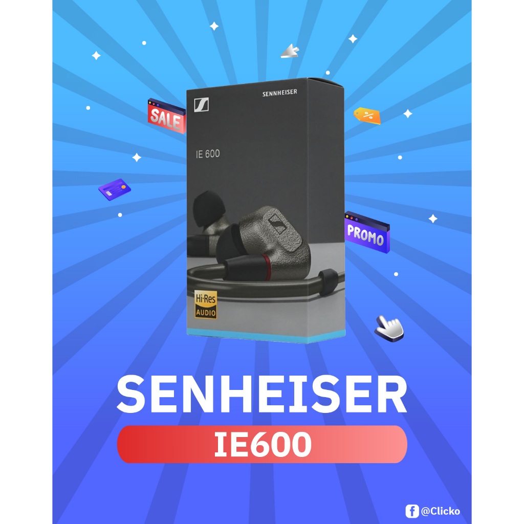 (ของเเท้)(มือ2) Sennheiser IE600 หูฟังอินเอียร์