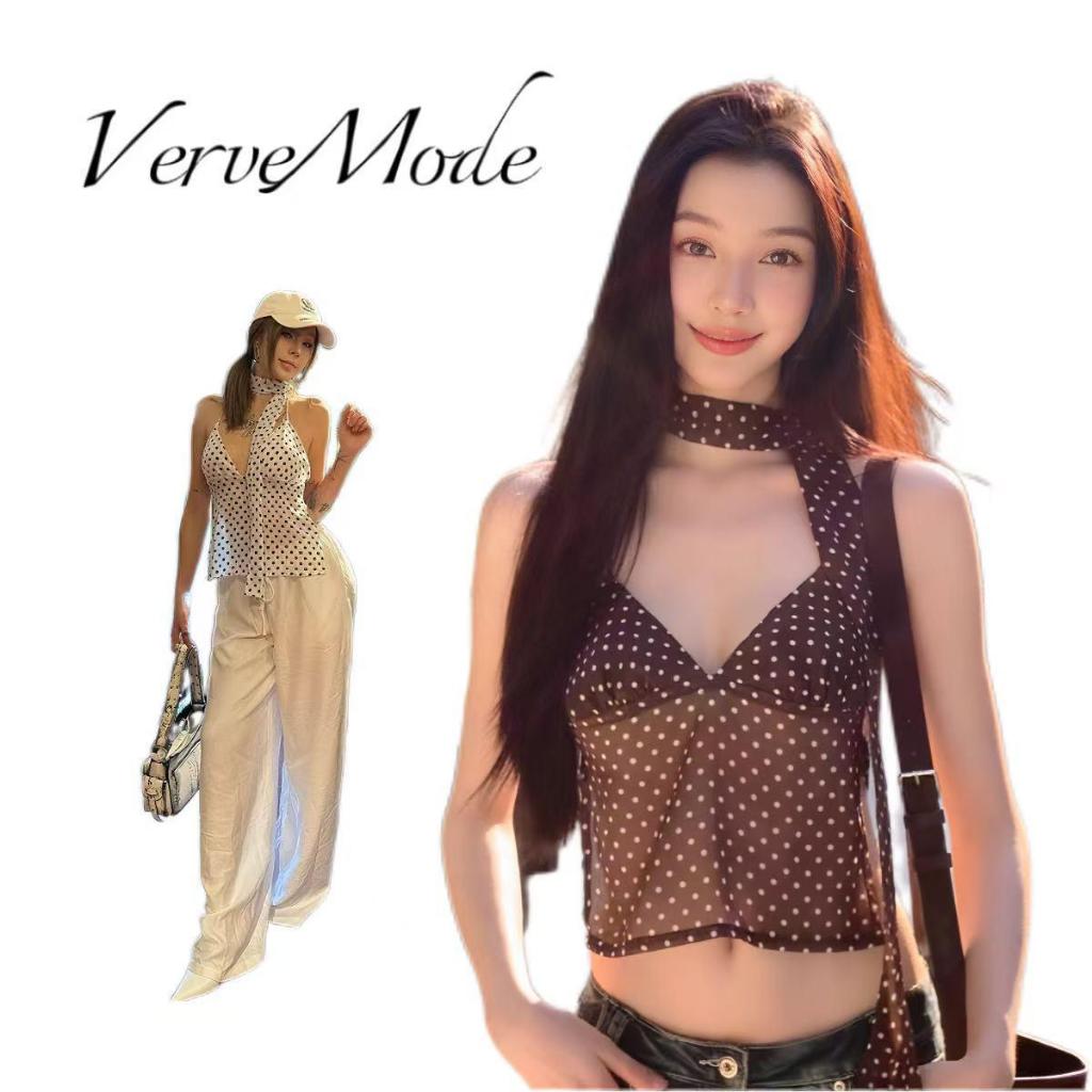VerveMode.🍓จัดส่งในประเทศไทย🍓เสื้อกล้ามลายเสือดาวเย็บระบายสไตล์สาวฮอตสุดฮอต ผ้าพันคออเนกประสงค์แบบสั้น