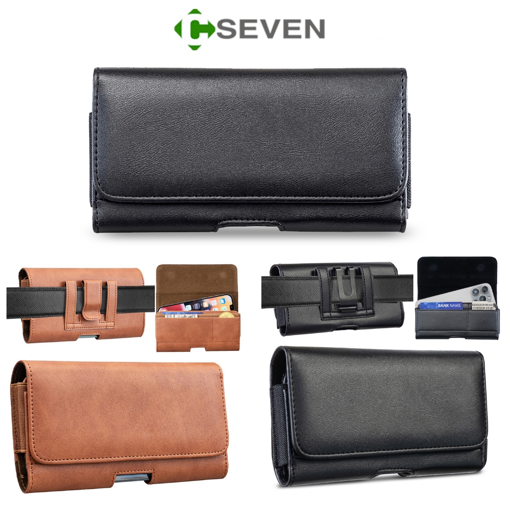 C-SEVEN รุ่น U-MAN ซอง กระเป๋า หนัง คาดเอว เหน็บเอว ใส่มือถือ ใส่โทรศัพท์ ไอโฟน ซัมซุง 5.5 - 6.7