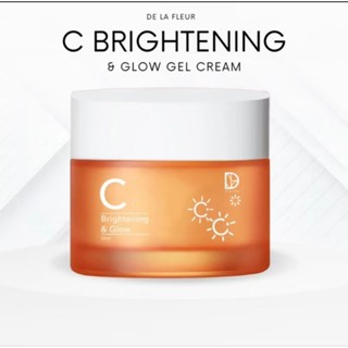 ครีมส้ม เนื้อเจล De La Fleur Brightening&Glow⚡มีส่งด่วน โค้ด…